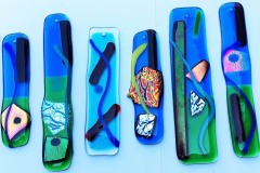 Student Wind chime in progress