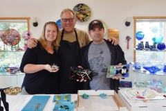 Larry & Beginning Fused Glass Students
