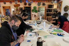 Beginning Fused Glass Students