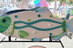 Fused Glass Fish, Student Project.