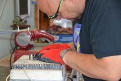 Student Using Glass Tool Student Using Glass Tool
