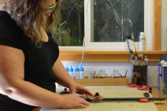 Student Using Glass Tool Student Using Glass Tool