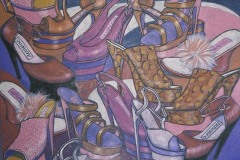 Naughty, from a hinged Diptych: Nice & Naughty.