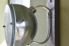 Blue Heron Tea Kettle Lamp