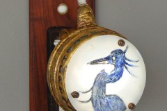 Blue Heron Tea Kettle Lamp