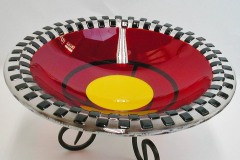 Checkered Finish Bowl