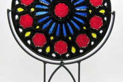 Red & Blue Rose Window